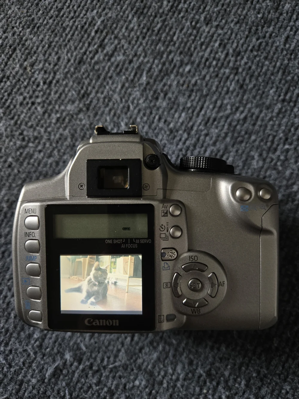Canon Silver EOS Rebel XT DSLR Camera Body